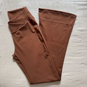 Brown Flare Leggings